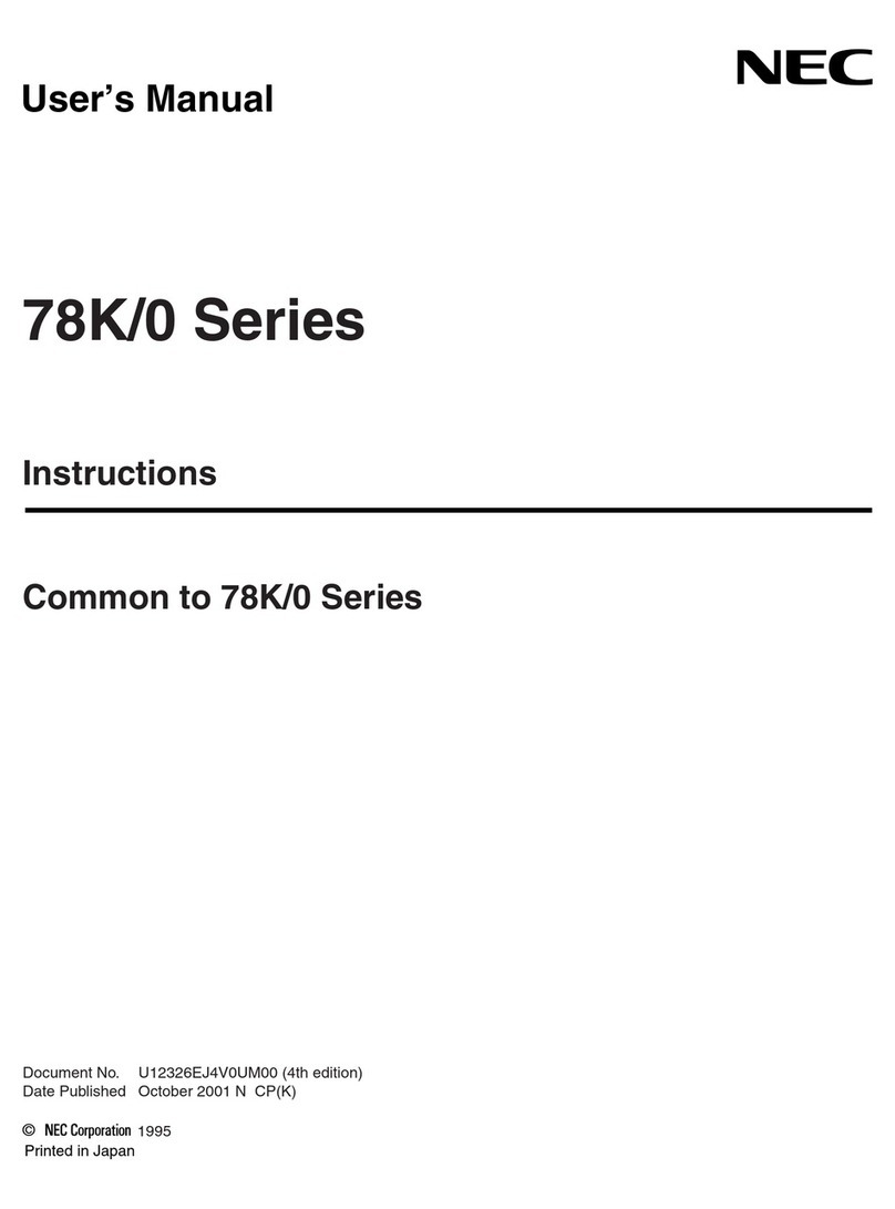 NEC 78K/0 Series User manual