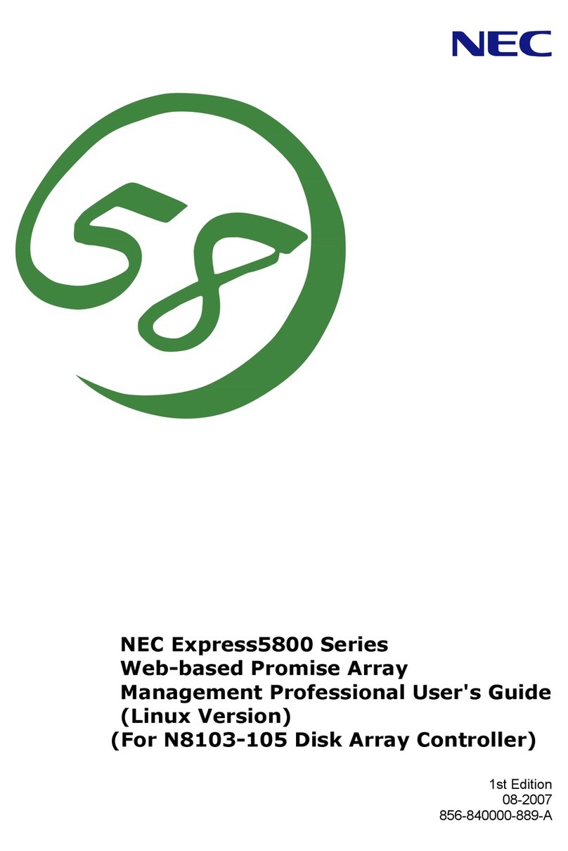 NEC NEC Express5800 Series User manual NEC NEC Express5800 Series User manual