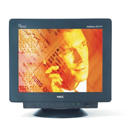 NEC NEC MultiSync FE771SB  FE771SB FE771SB User manual