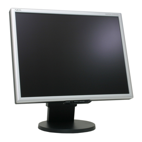 NEC LCD2070NX - MultiSync - 20" LCD Monitor User manual