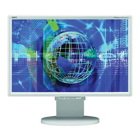 NEC LCD2470WNX - MultiSync - 24" LCD Monitor User manual NEC LCD2470WNX - MultiSync - 24" LCD Monitor User manual