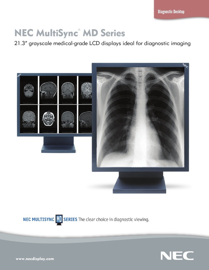 NEC MD21GS-2MP-BK-BB User manual