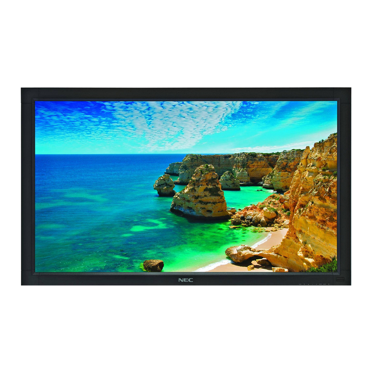 NEC LCD4615 - MultiSync - 46" LCD Flat Panel... User manual