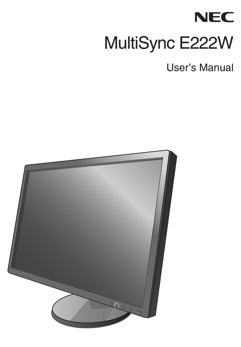 NEC MultiSync L227HR User manual