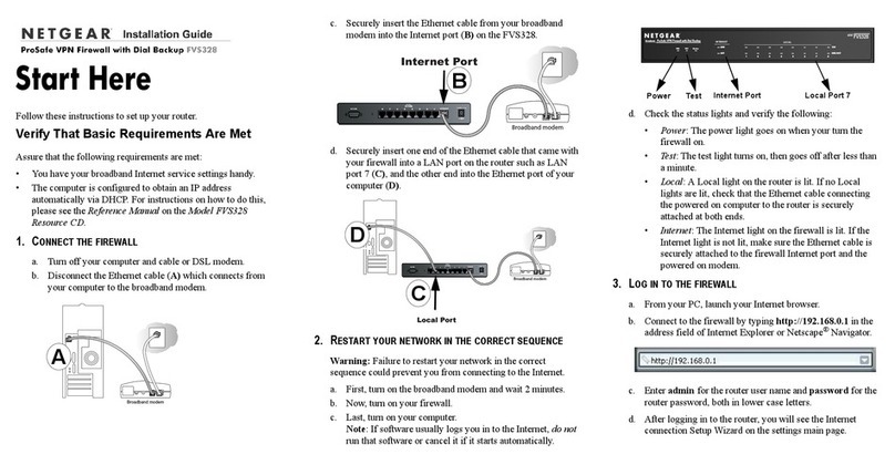 NETGEAR FVS328 - ProSafe VPN Firewall User manual