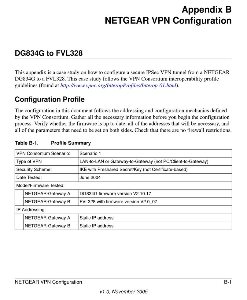 NETGEAR FVL328 - Cable/DSL ProSafe VPN Firewall... Reference manual