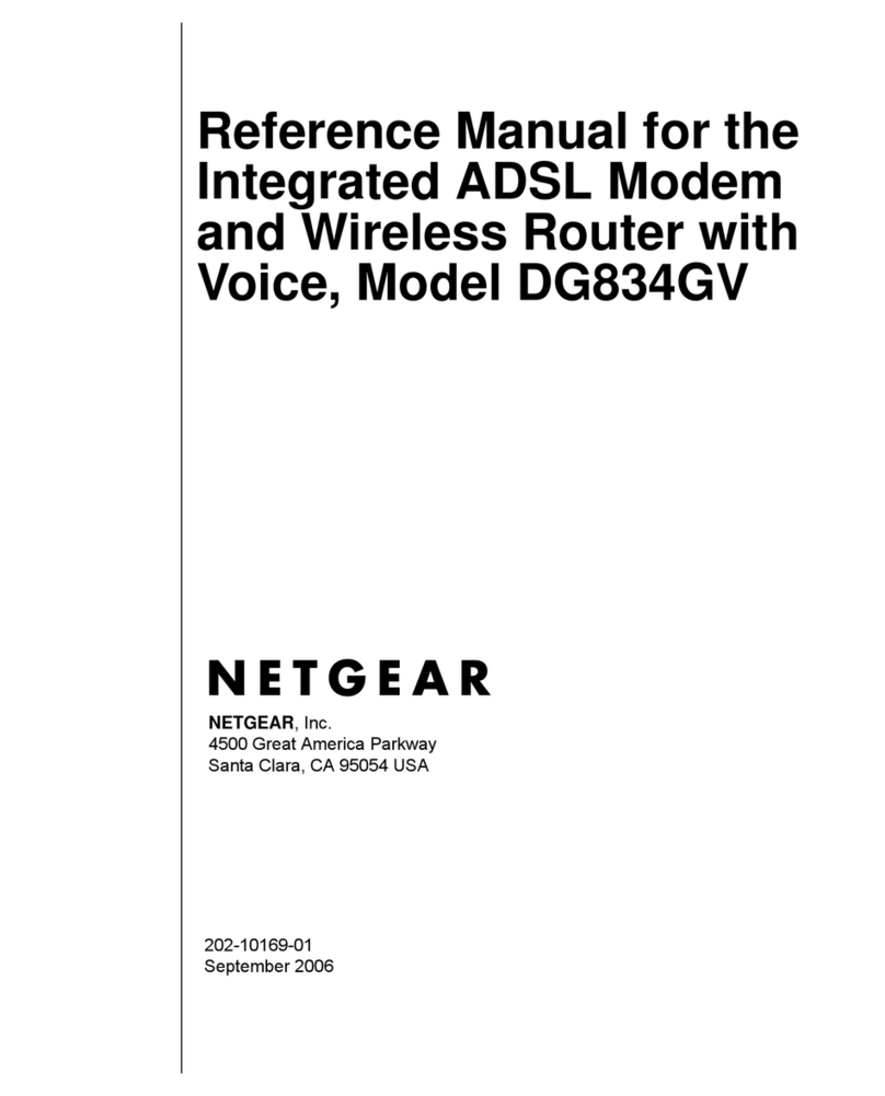 NETGEAR DG834GVv2 - ADSL2+ Modem And Wireless Router User manual NETGEAR DG834GVv2 - ADSL2+ Modem And Wireless Router User manual