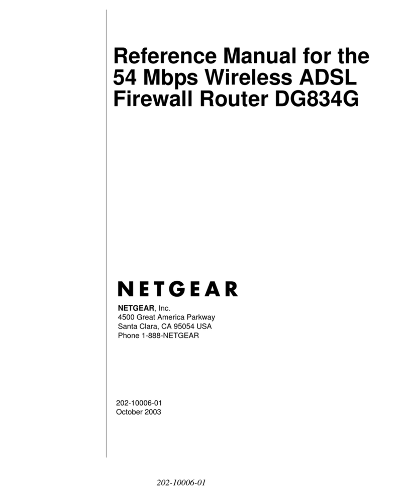 NETGEAR DG834G User manual