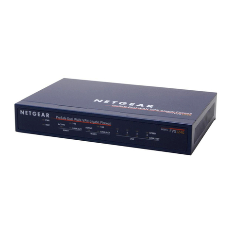 NETGEAR FVS124G - ProSafe VPN Firewall 25 User manual