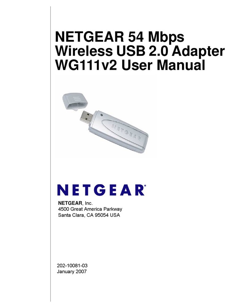 NETGEAR Wg111v2 - Usb Wifi Card Includes Driver Cd user manual