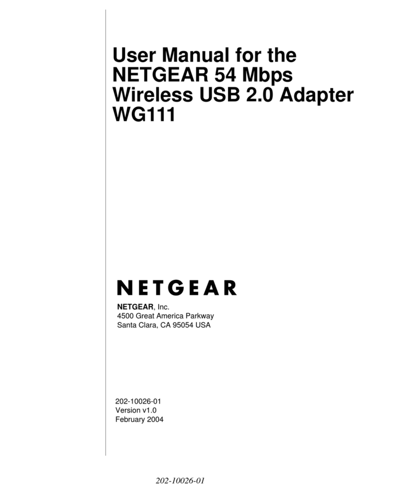 NETGEAR WG111 user manual