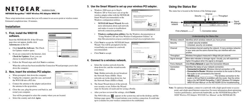NETGEAR WN311B User manual