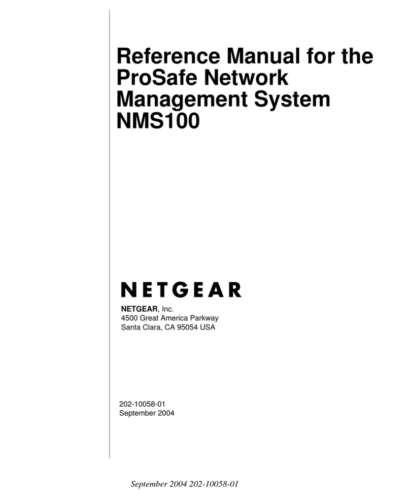 NETGEAR NMS100 - ProSafe Network Management Software User manual NETGEAR NMS100 - ProSafe Network Management Software User manual