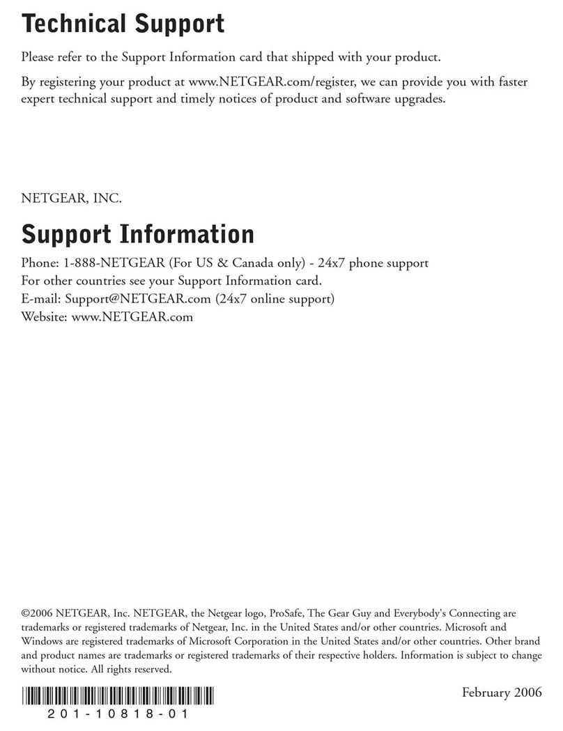 NETGEAR ProSafe GS108A User manual