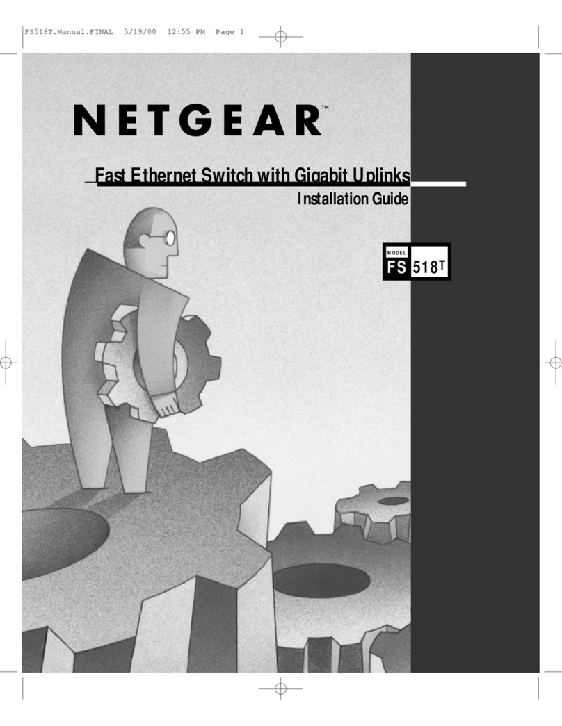 NETGEAR FS518T  FS518T FS518T User manual