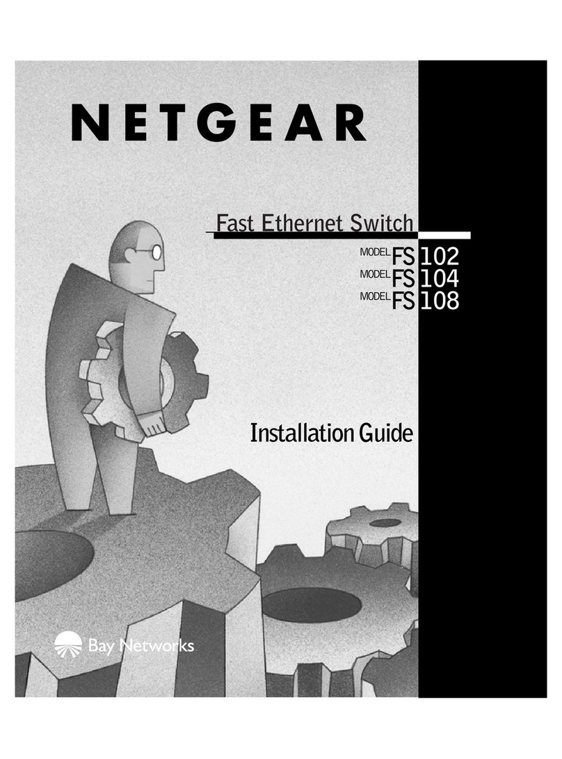 NETGEAR FS102 User manual