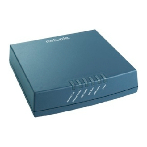 Netopia Cayman 3386-ENT User manual