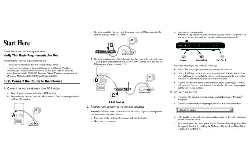 NETGEAR WGT634U 108 Mbps Wireless Media Router  WGT634U... User manual