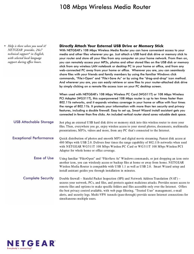 NETGEAR WGT634U User manual