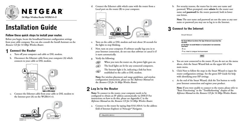 NETGEAR WGR614v3 User manual