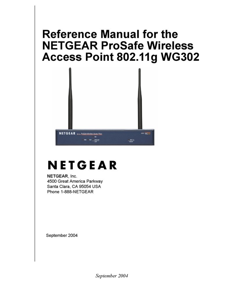 NETGEAR WG302 - 802.11g ProSafe Wireless Access... User manual