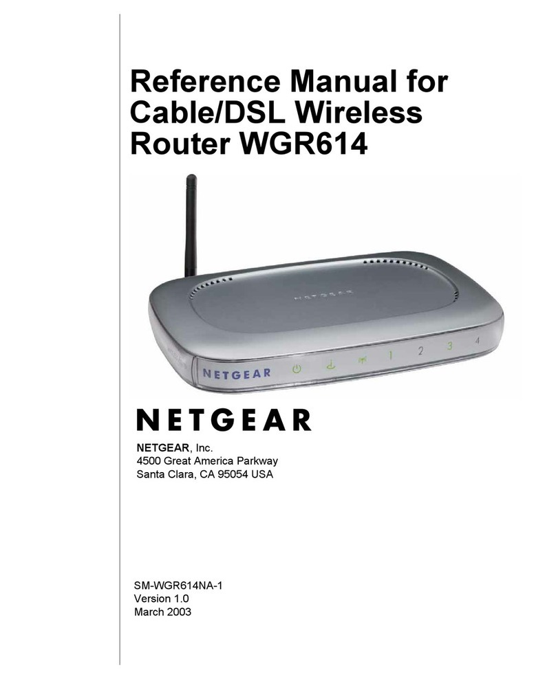 NETGEAR WGR614 User manual