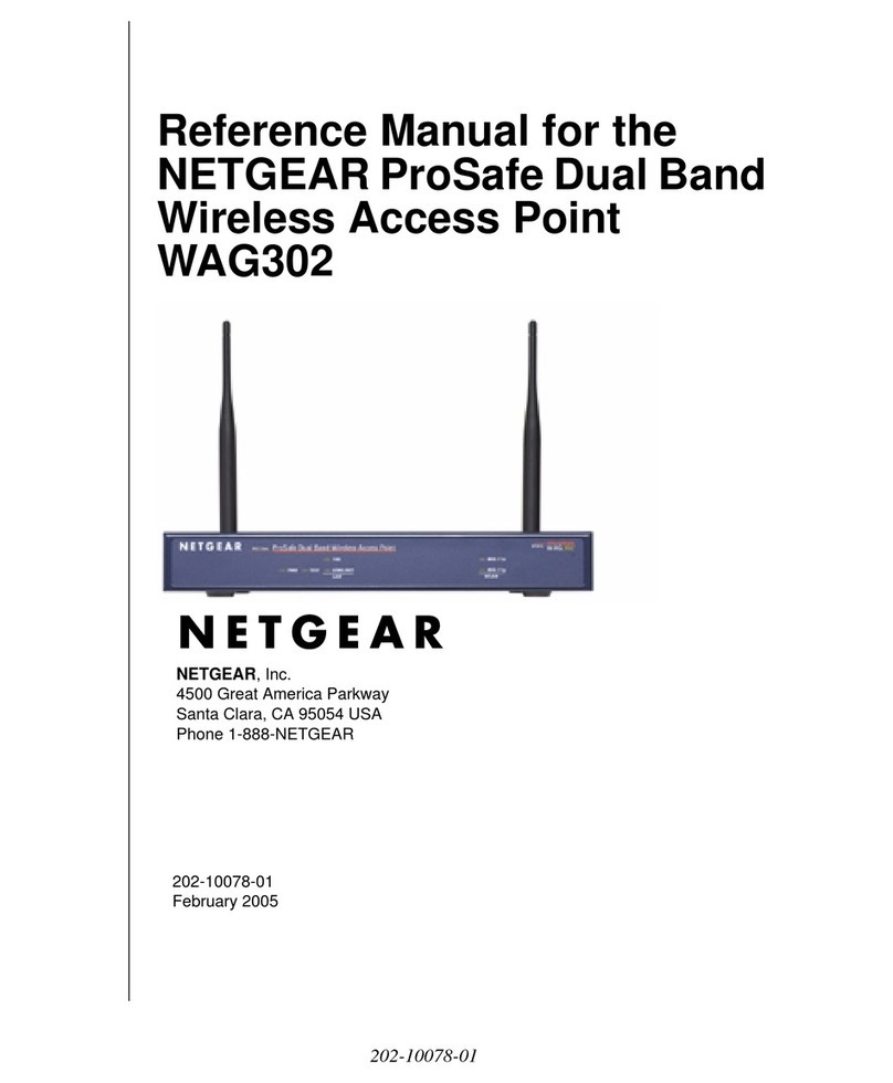 NETGEAR WAG302 Reference manual NETGEAR WAG302 Reference manual