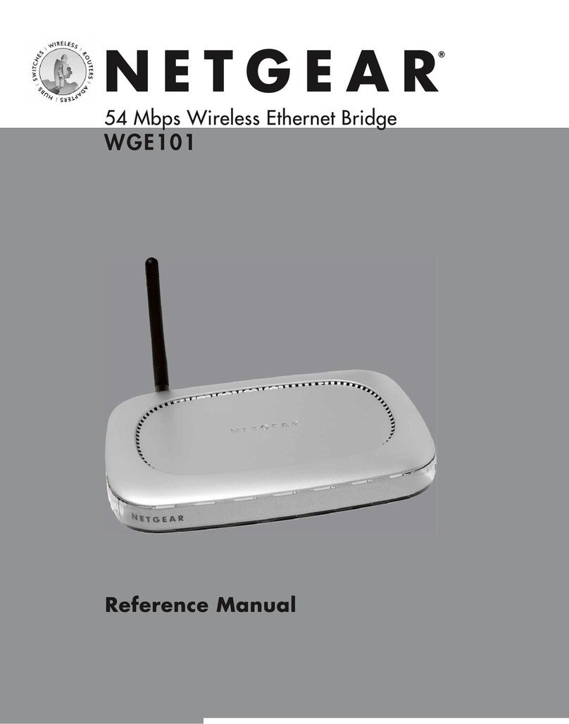 NETGEAR WGE101 User manual NETGEAR WGE101 User manual
