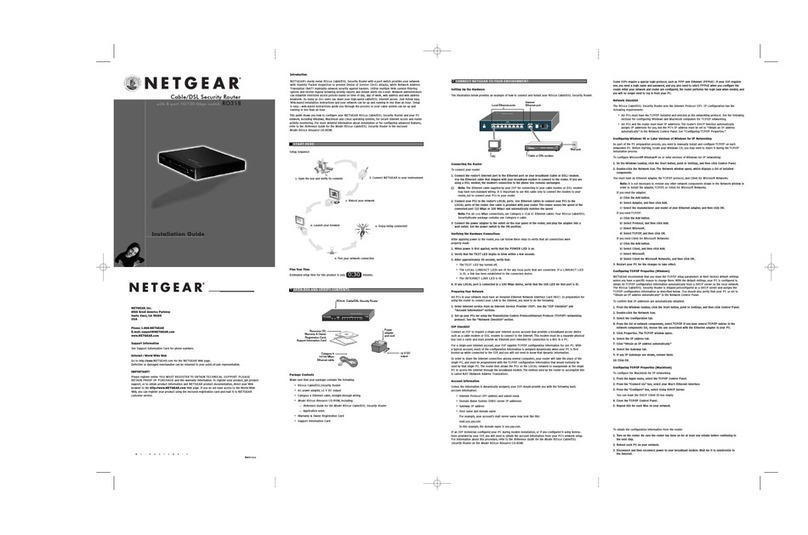 NETGEAR RO318 User manual