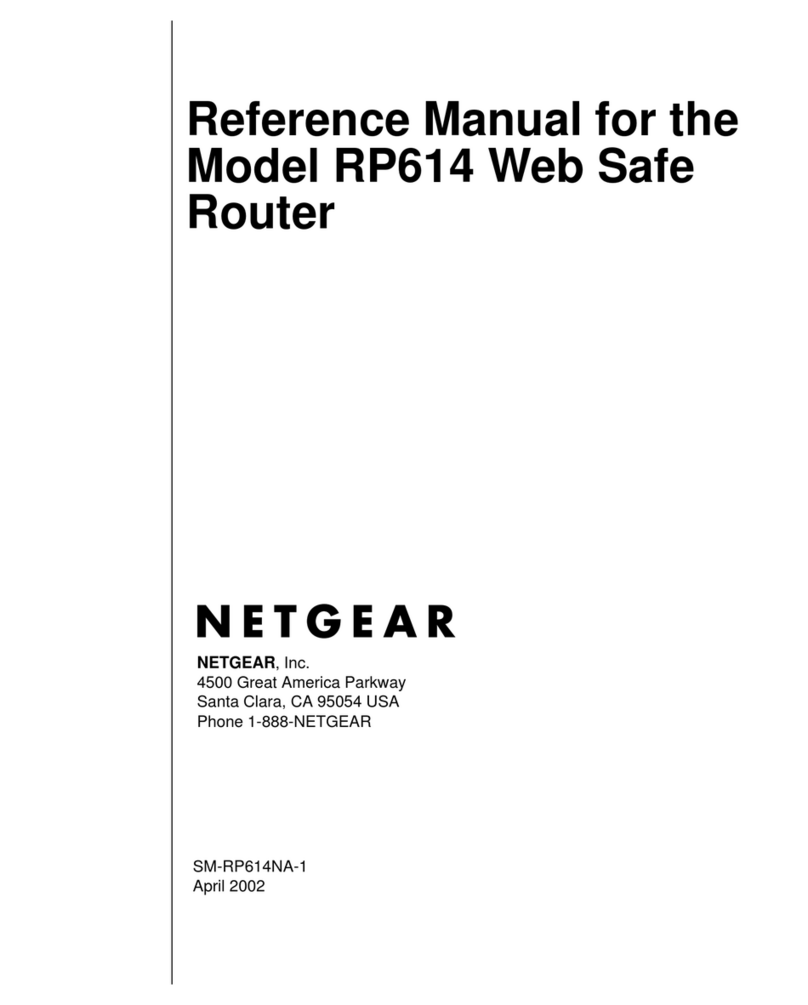 NETGEAR RP614 - Web Safe Router User manual NETGEAR RP614 - Web Safe Router User manual
