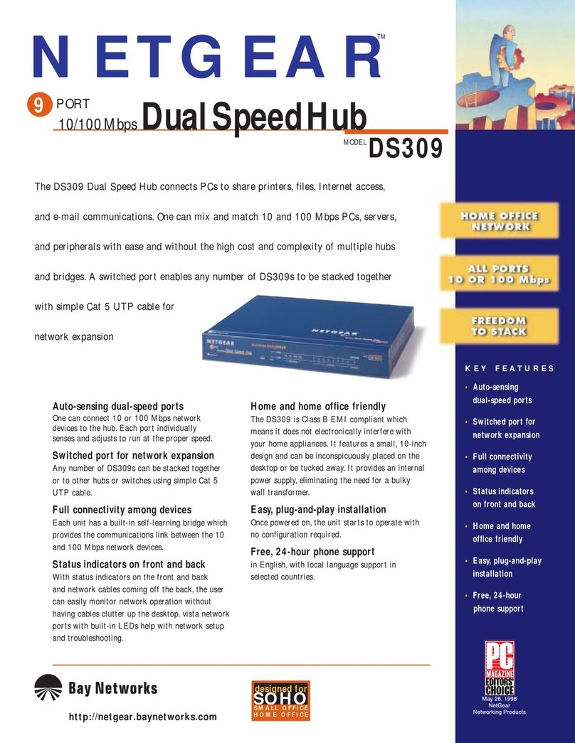 NETGEAR DS309 Specifications