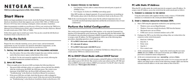 NETGEAR 7300 Series User manual