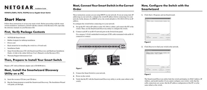 NETGEAR FS728TS - ProSafe Smart Switch User manual
