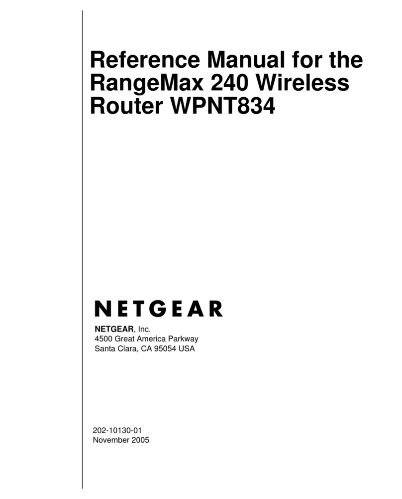 NETGEAR WPNT834 User manual