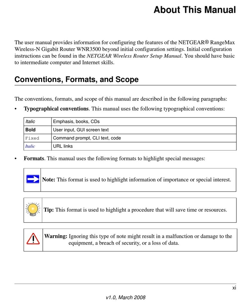 NETGEAR RangeMax WNR3500 user manual