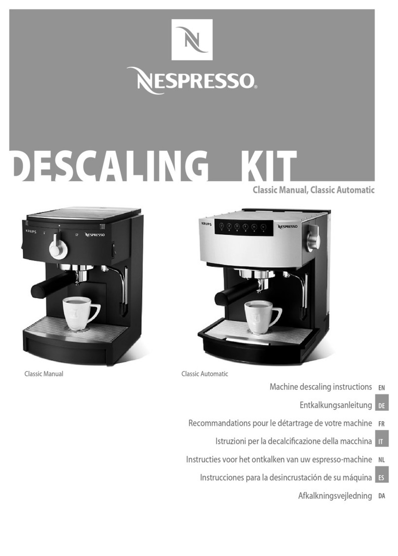 Nespresso Coffeemaker User manual