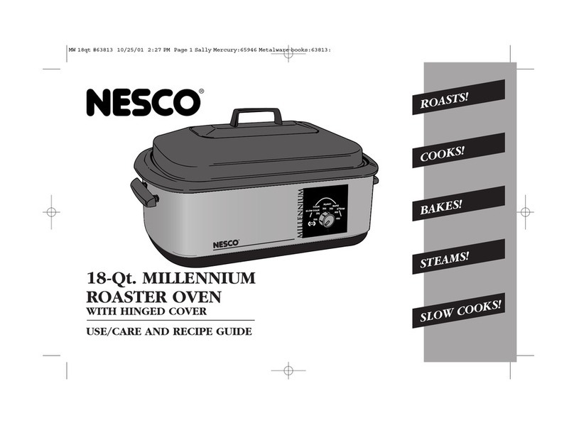Nesco Electric Roaster Oven User manual