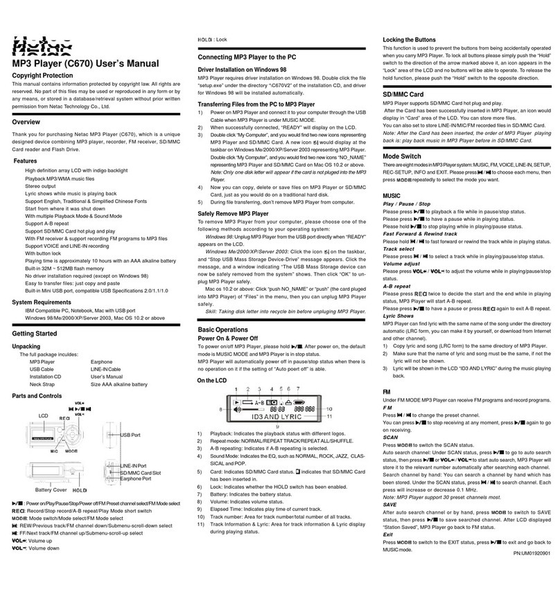 Netac C670 user manual