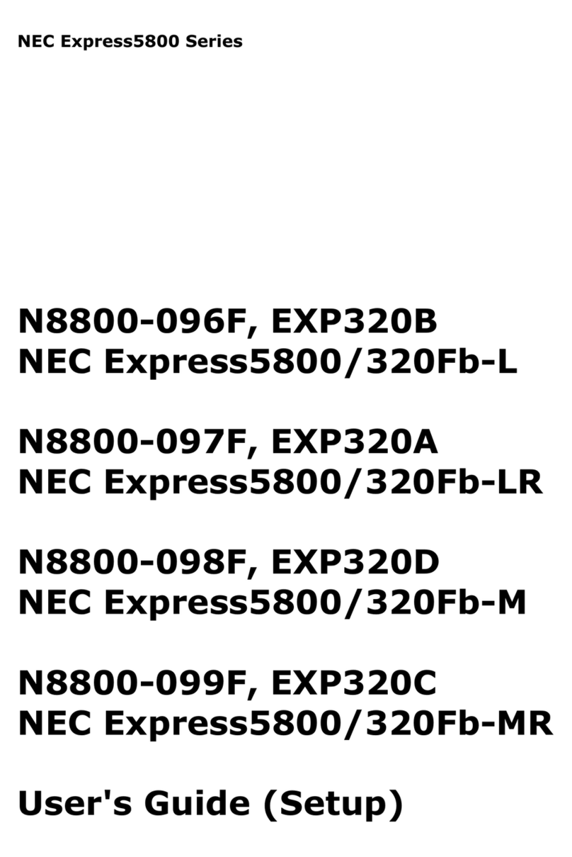 NEC NEC Express5800 Series user guide