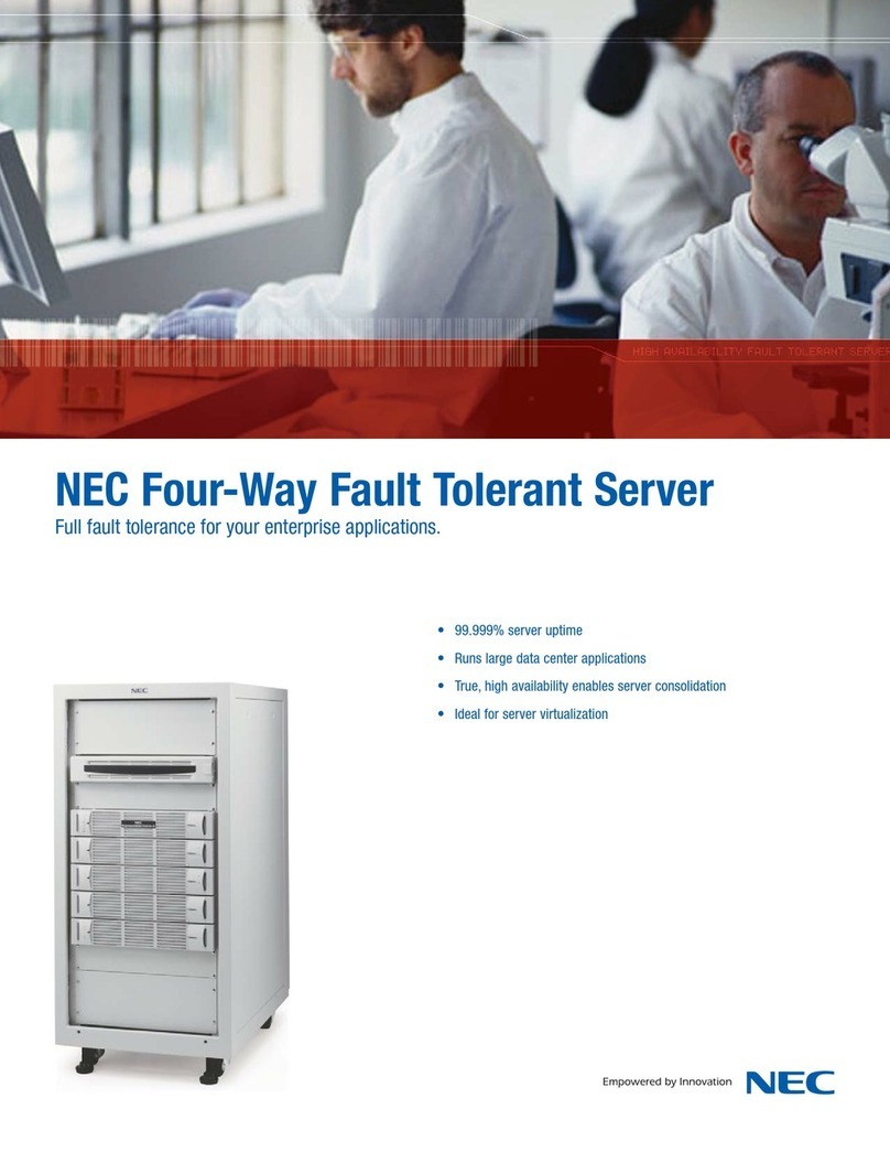 NEC Express5800/340Hb-R N8800-047F User manual