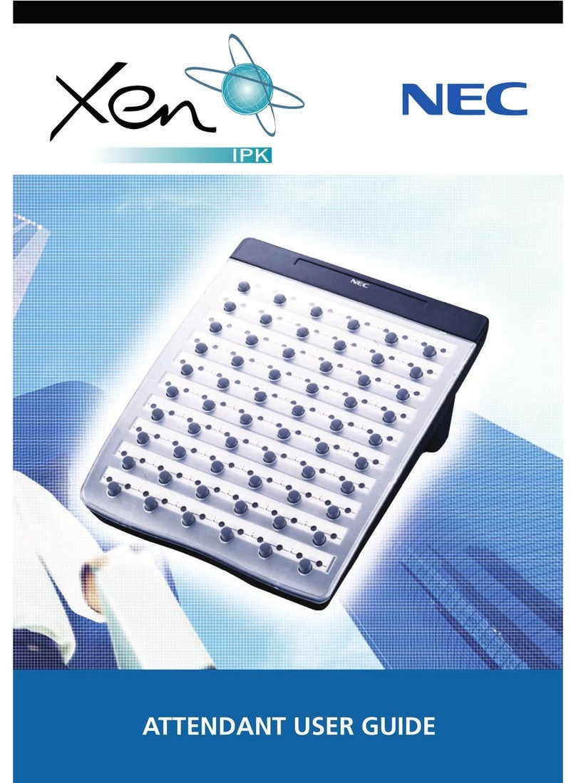 NEC Attendant Xen IPK Attendant user guide