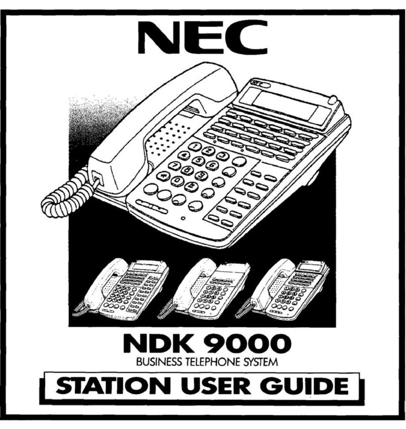 NEC NDK 900 User manual NEC NDK 900 User manual