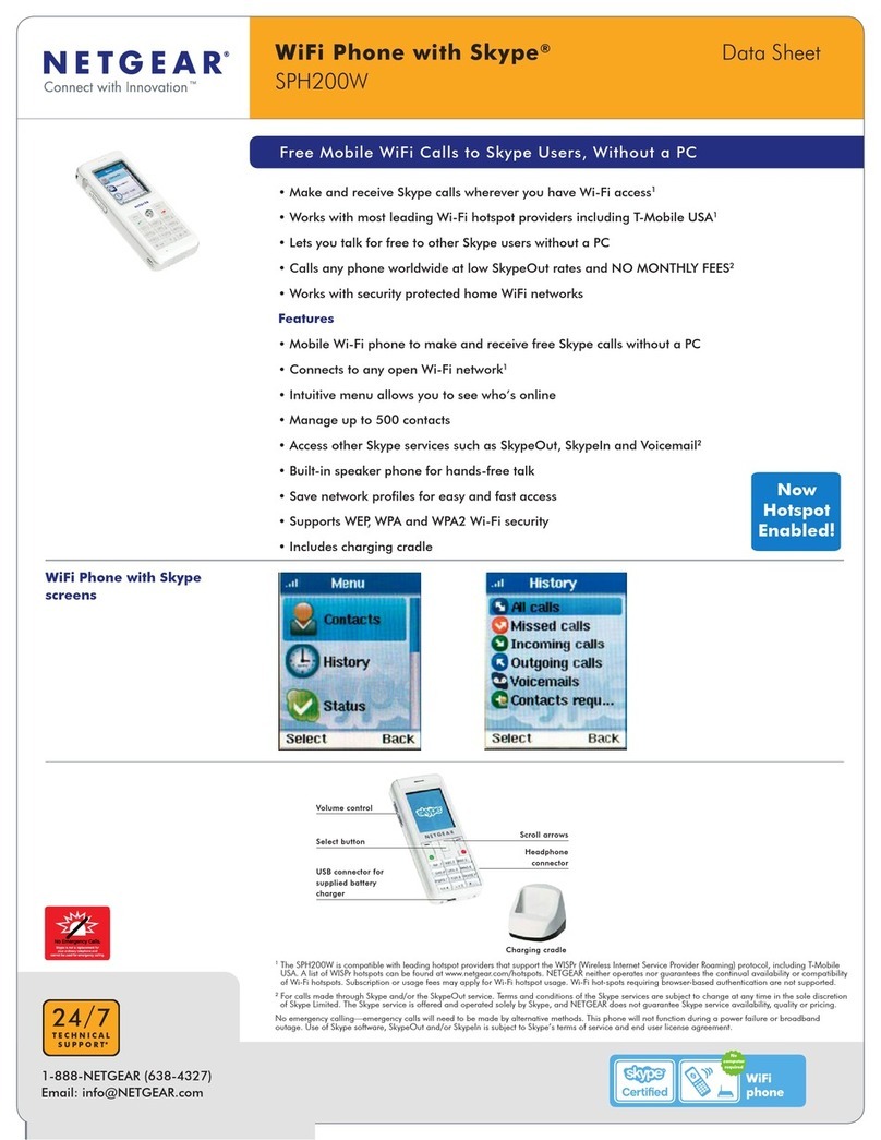 NETGEAR SPH200W datasheet