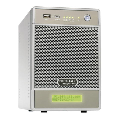 NETGEAR ReadyNAS NV+ User manual NETGEAR ReadyNAS NV+ User manual