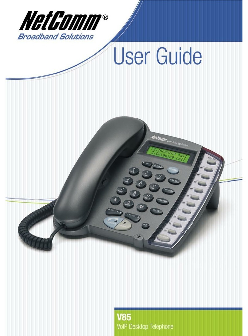 NetComm V85 User manual