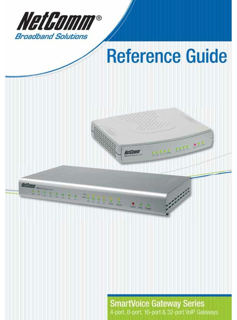 NetComm SmartVoice Gateway reference guide NetComm SmartVoice Gateway reference guide