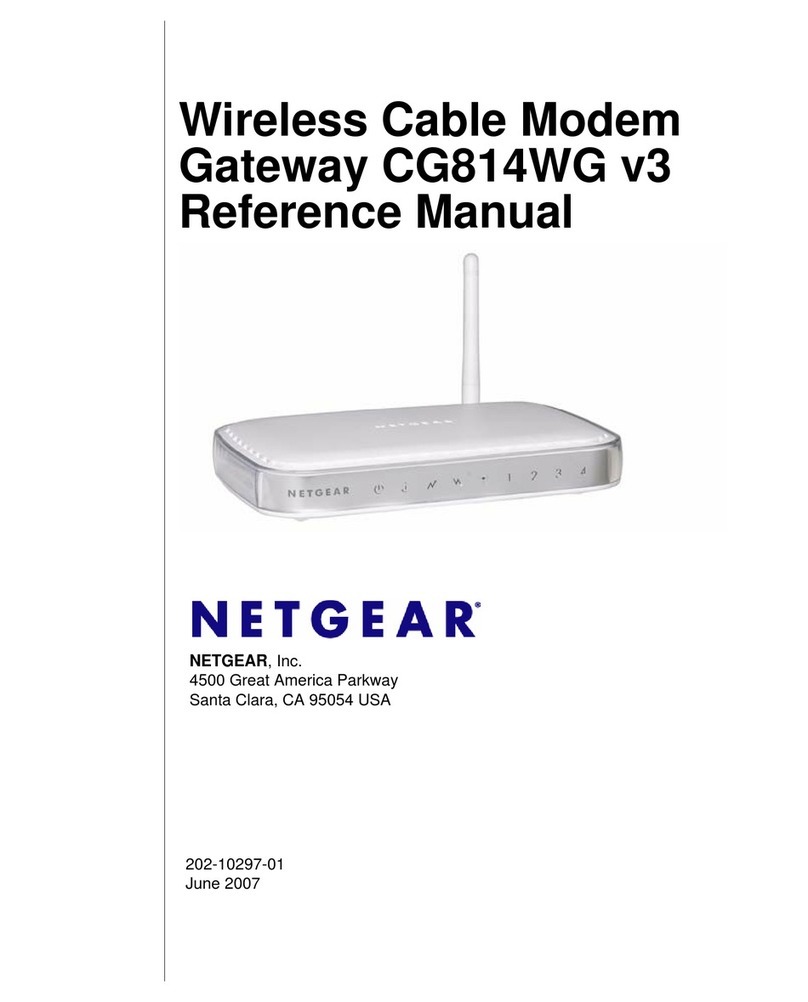 NETGEAR CG814WG V3 User manual
