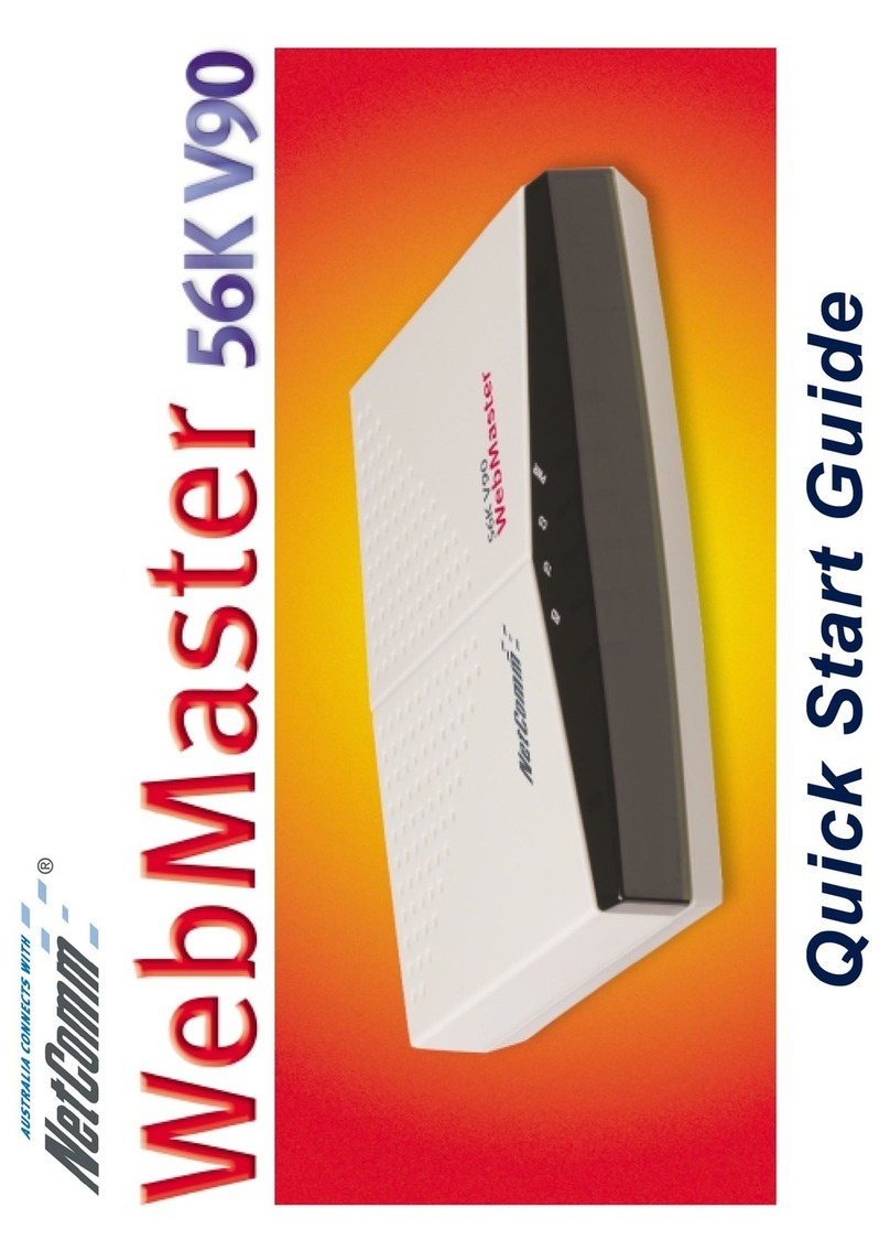 NetComm Webmaster CD1800 quick start guide