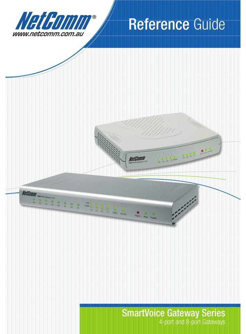 NetComm 4-port and 8-port Gateways Gateway Series reference guide