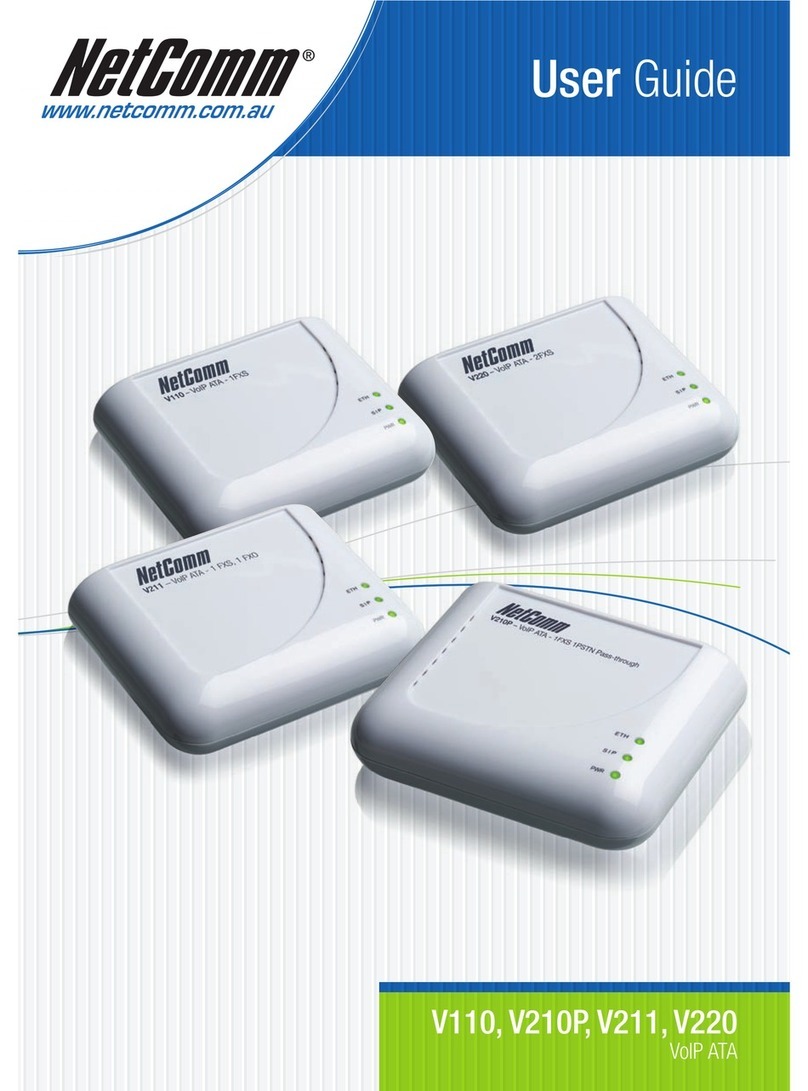 NetComm V110 User manual